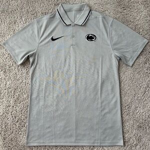 Penn State Nike Silver/Gray Coaches Polo